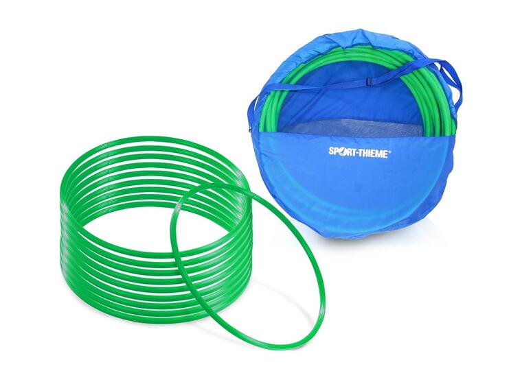 Gymnastikringar Pvc 60 cm 10 st Tunnband Grön 