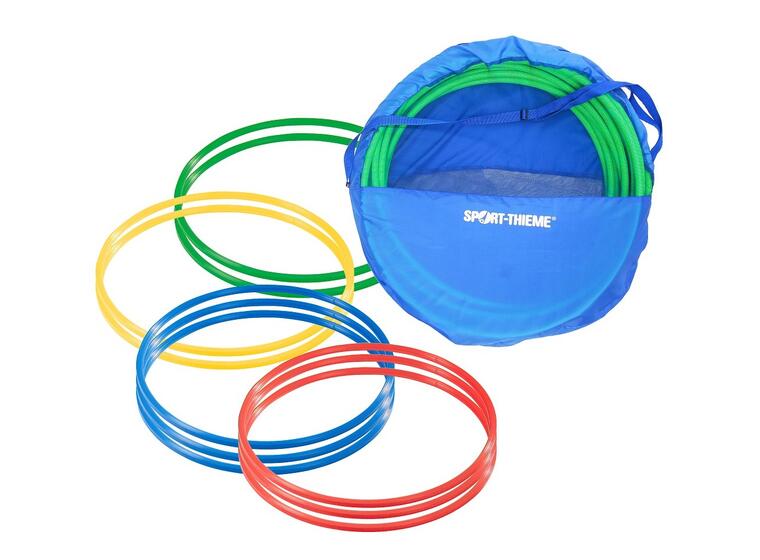 Gymnastikringar Pvc 60 cm 10 st Tunnband 4 färger 