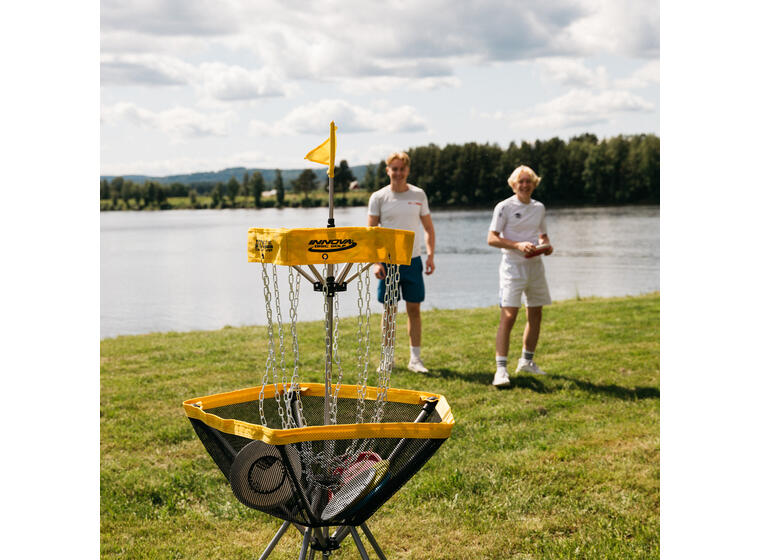 Klassuppsättning Disc Golf Midrange 15 discar | 1 ryggsäck | 1 korg