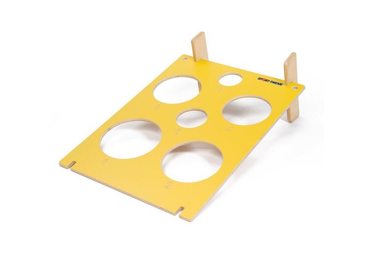 Målvägg med hål 99x74x1,6 cm Kastspel med poäng | Liggande Cornhole 