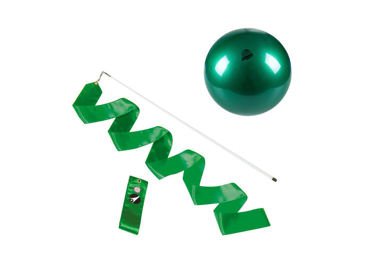 Rytmisk Gymnastik Startpaket RG Band 6 m | RG boll | Grön 