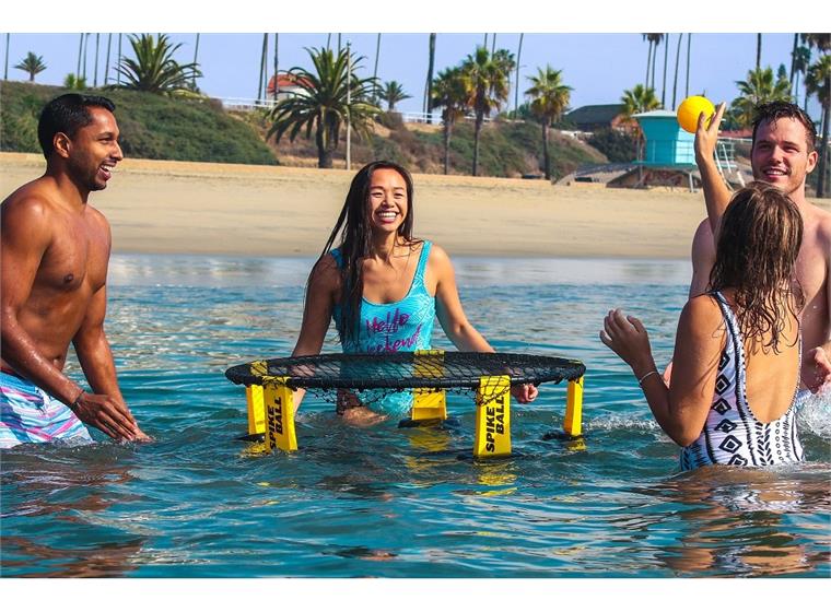 Spikebouy Set flytande Spela spikeball i vattnet!