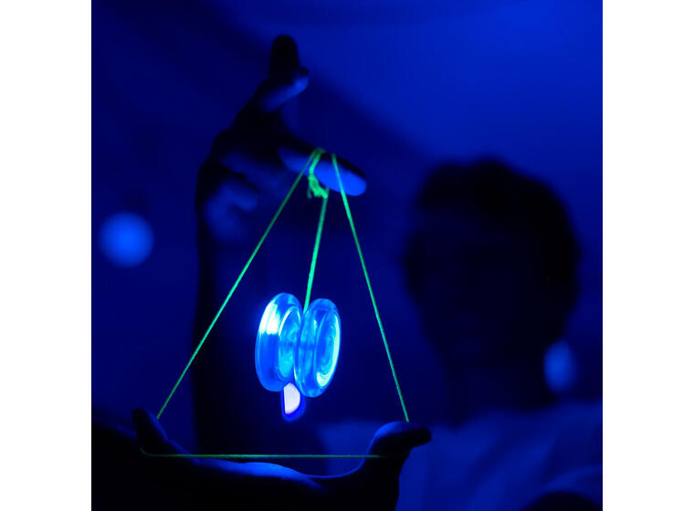 Spinstar LED Yoyo | Blå Jojo | Nybörjare | Responsiv 