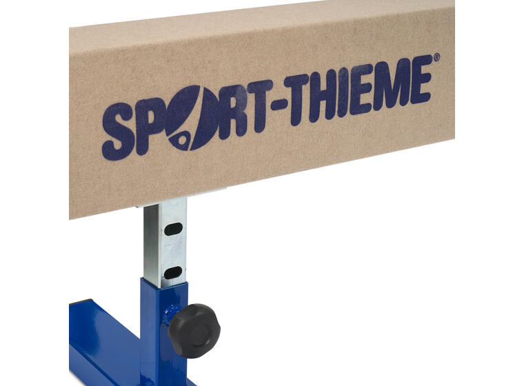 Sport-Thieme Övningsbom "Aluminium" 300 x 10 x 16 cm | Med Fleeceöverdrag 