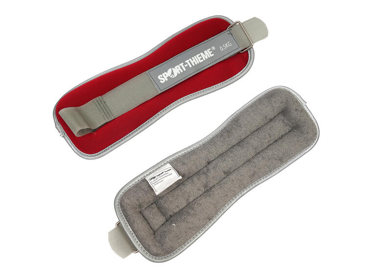 Viktmanschetter Premium 2 x1,5 kg| Röd Hand- och ankelvikt i neopren/bomull 