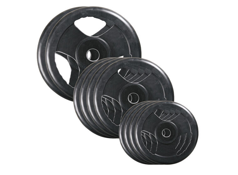 Viktskivor Gummerade 50 kg | 50mm 4x2,5 kg | 4x5 kg | 2x10 kg 