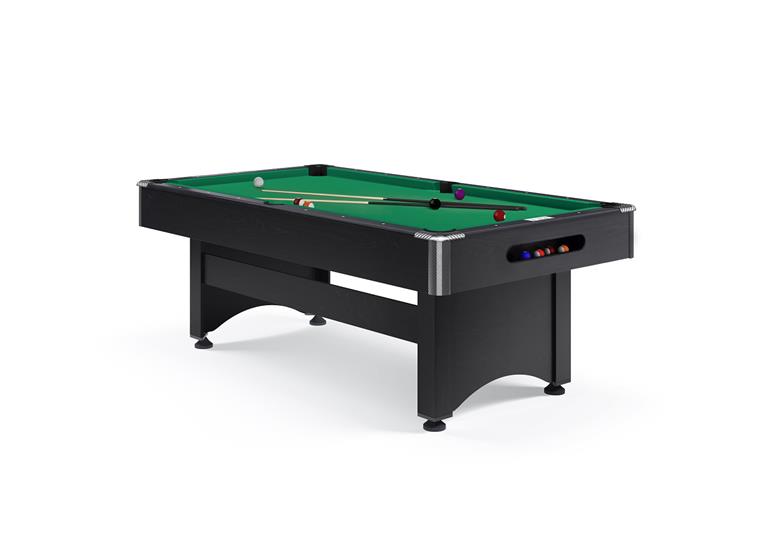 Biljardbord Galant Black Edition 7 fot Grön spelduk | Spelfält 193x96 cm