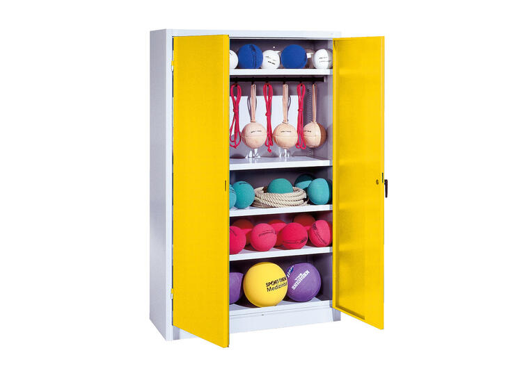 C+P Sports equipment cabinet Metallskåp med täta dörrar| typ 2 