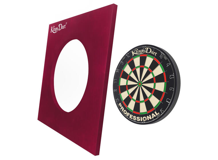 Dartset Kings Dart Pro Professionell skiva med fångstfält 