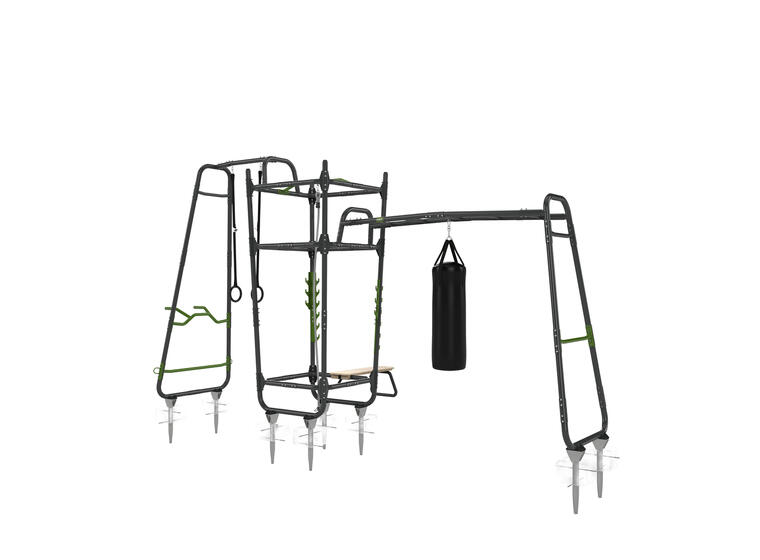 EXIT GetSet powerstation PS610 Utomhusträning Powerrack 606 x 217 cm