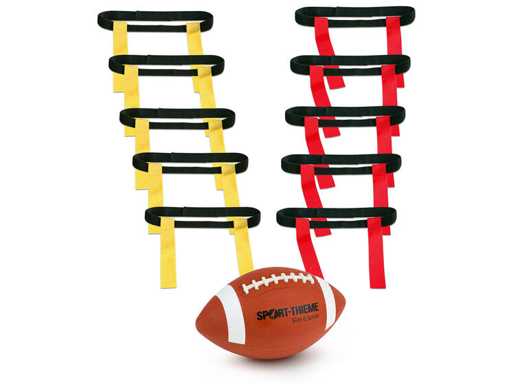 Flagg fotball set Junior Flaggfotboll | 2x5 bälten| boll 