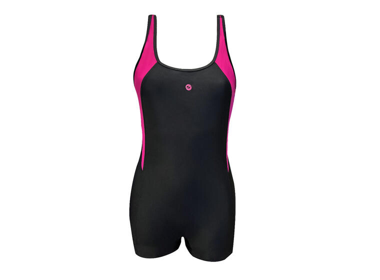New Quebec Legsuit Baddräkt EU52 Ras | Svart | Spa Back 