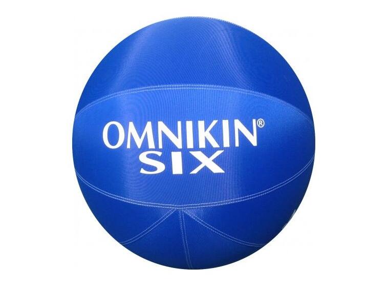 OMNIKIN® SIX BALL 46 cm | Blå Vit Blåsa | Stor öppning | Sixboll 