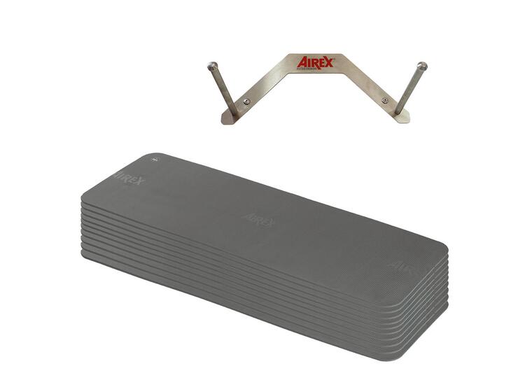 Set Airex Fitline 10 st. Träningsmattor med väggupphängning 