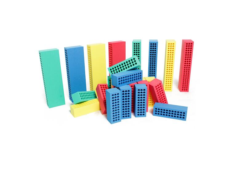Skumklossar BlockX | Starter Set 44 st skumklossar med väska 