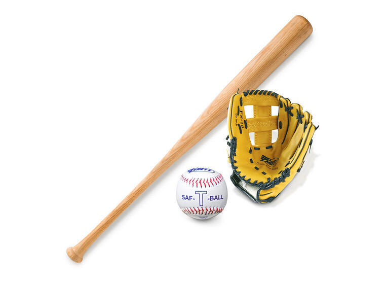 Baseballset | Junior Bollträ | Boll | Vänsterhandske 