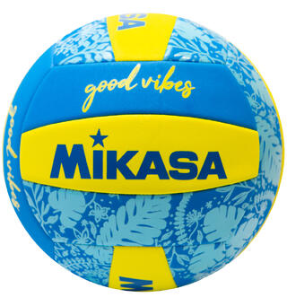 Beachvolleyboll Mikasa Good Vibes Blå/Gul | Volleyboll | Träning och lek