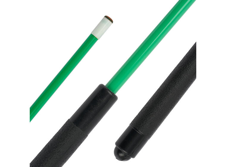 Biljardkö i glasfiber 140 cm | Grön Kö för utomhusspel | Brytsäker 