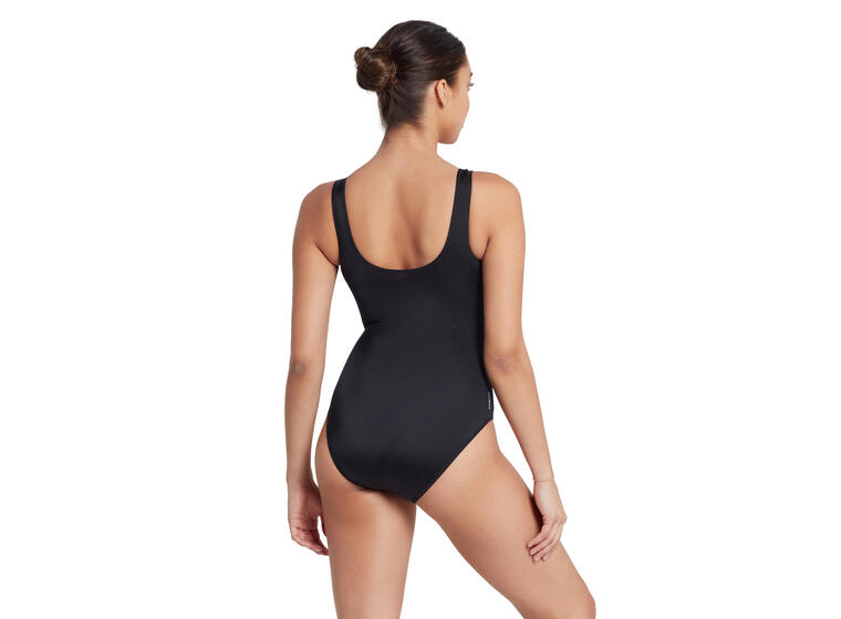 Shimmer Scoopback Baddräkt EU34 Zoggs | Svart/Flerfärgad  | Ecolast 