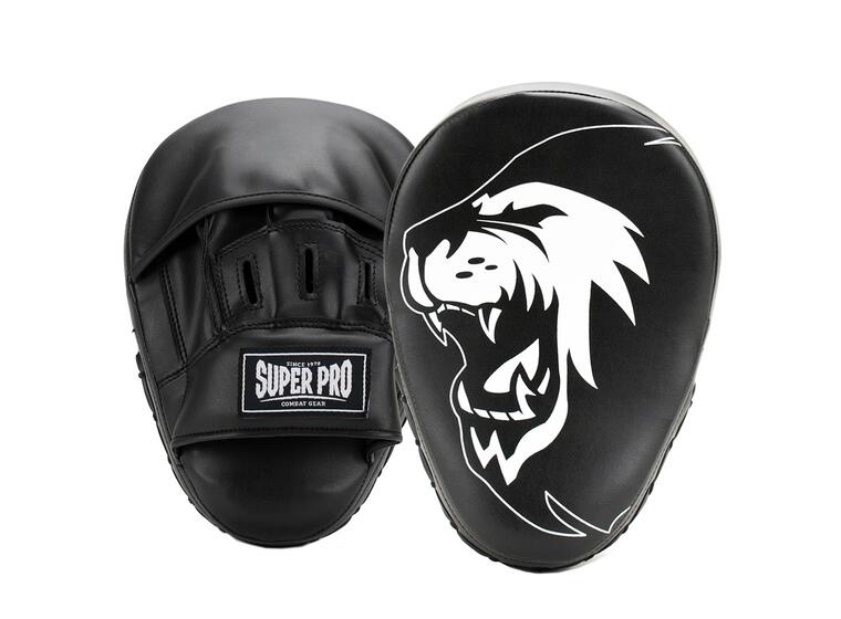 Super Pro Curved Punch Pads 2 st. svarta mitsar 