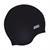 Zoggs Ultra-Fit Cap Black Silikon | 3d design | Svart 
