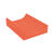Skötbädd med hög kant | Orange 70 x 50 x 5/15 cm 