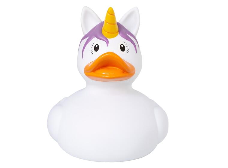 Badanka Enhörning stor | 23 cm Extra stor badanka | Vit 