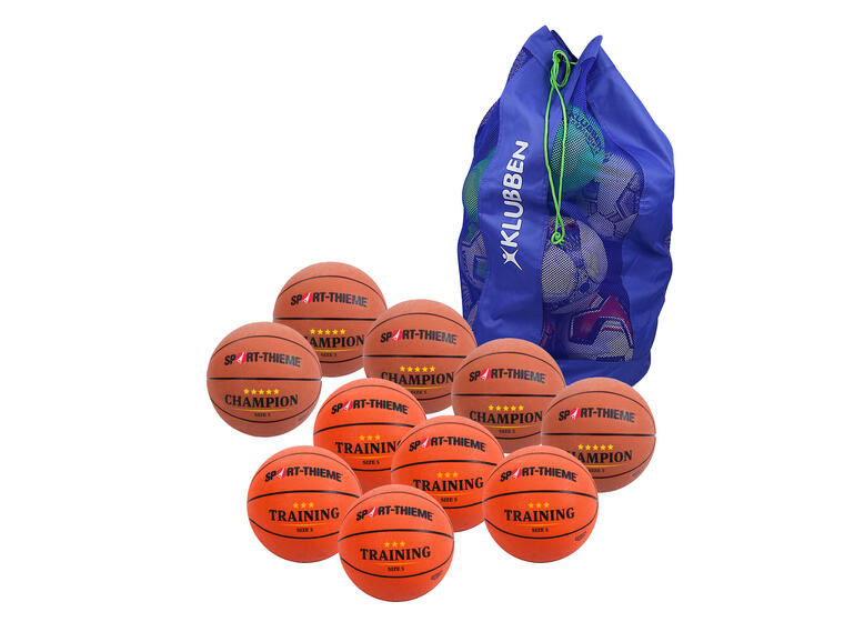 Basketbollset ungdom strl. 5 (10 st) Basketboll för inom och utomhusbruk 