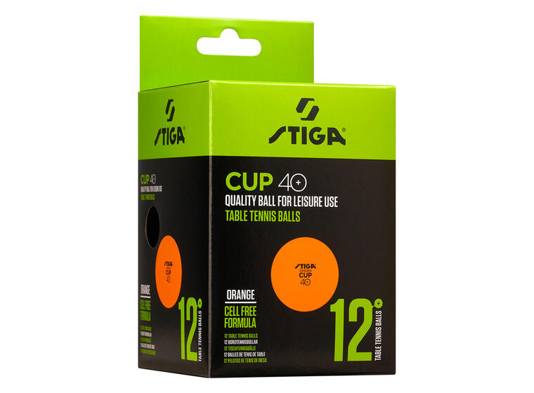 Bordtennisboll Stiga Cup 12 st. Orange 
