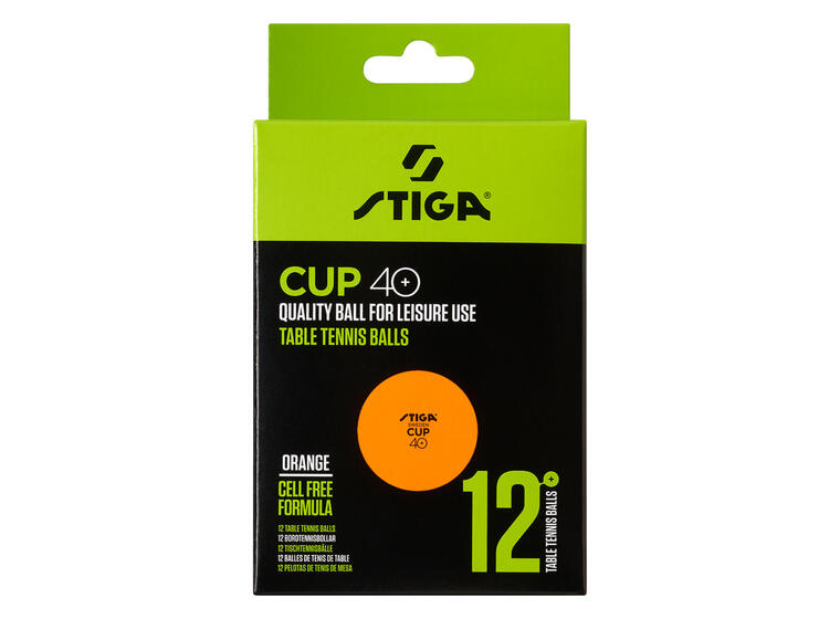 Bordtennisboll Stiga Cup 12 st. Orange 