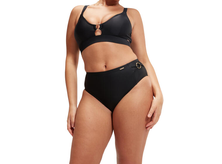 High Waist Shaping Brief Bikini 36 Speedo | Svart | ECO BodyFit Rec 