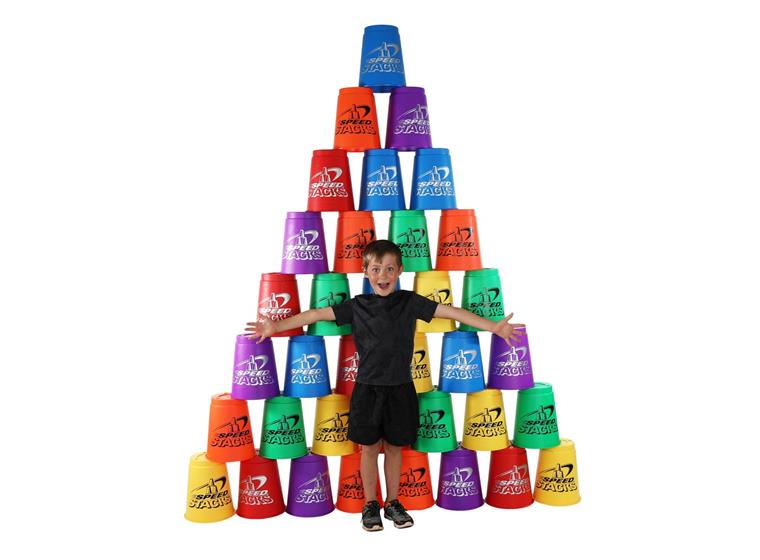 Jumbo Speed Stacks Set 36 st Stora hinkar för lek och aktivitet