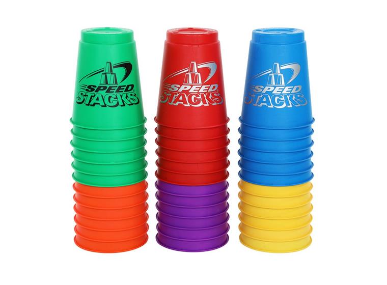 Jumbo Speed Stacks Set 36 st Stora hinkar för lek och aktivitet