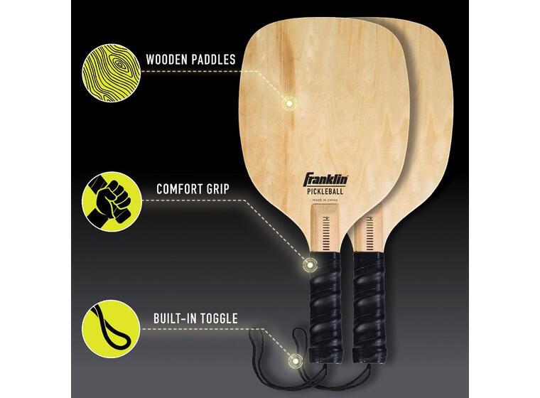 Pickleball Halvbaneset Pickelboll set 