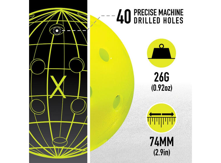 Pickleball Halvbaneset Pickelboll set 