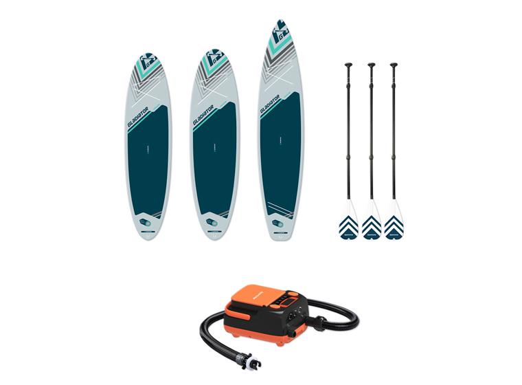 SUP brädor set Gladiator 3 st uppblåsbara brädor för uthyrning