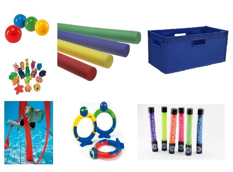 Simlärarkurs paket med hjälpmedel Baskunskaper dyka, flyta, glida 