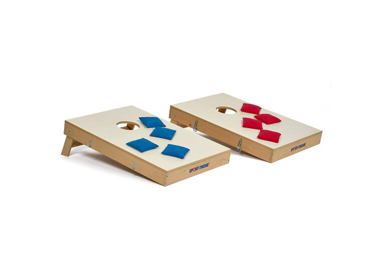 Sport-Thieme Cornhole "Tournament" Ärtpåsespel Träplatta med hål