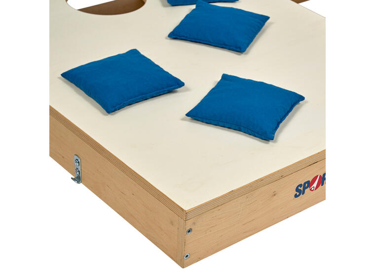 Sport-Thieme Cornhole "Tournament" Ärtpåsespel Träplatta med hål