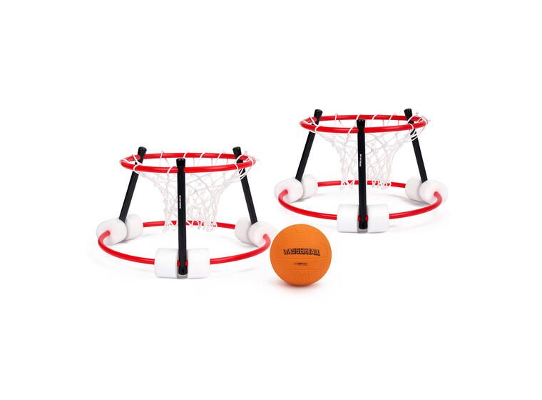 Vattenbasket för poolen Set med 2 korgar + boll 