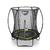 EXIT Silhouette studsmatta Diameter 183 cm | Svart 