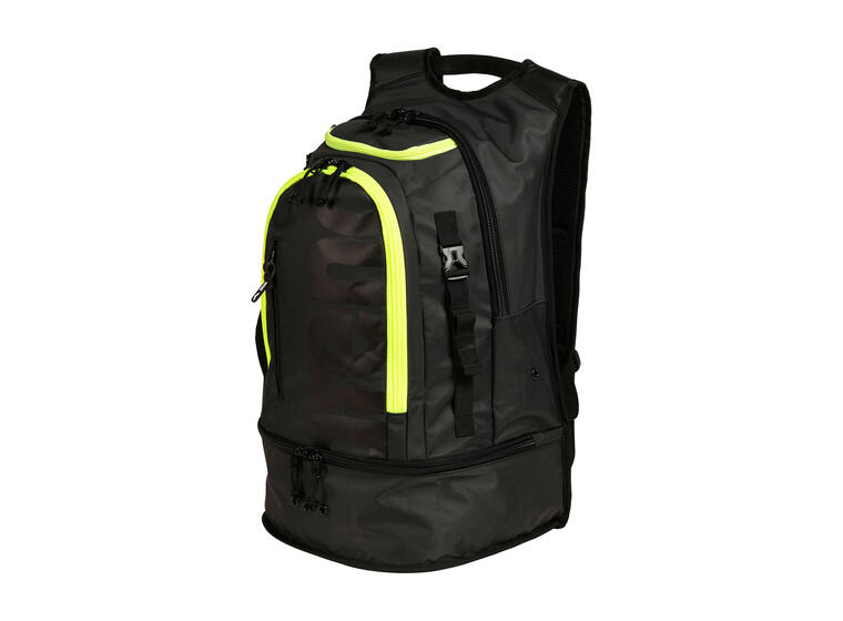 Arena Fastpack 3.0 Ryggsäck 40L Svart/Gul | Simsäck för simutrustning 