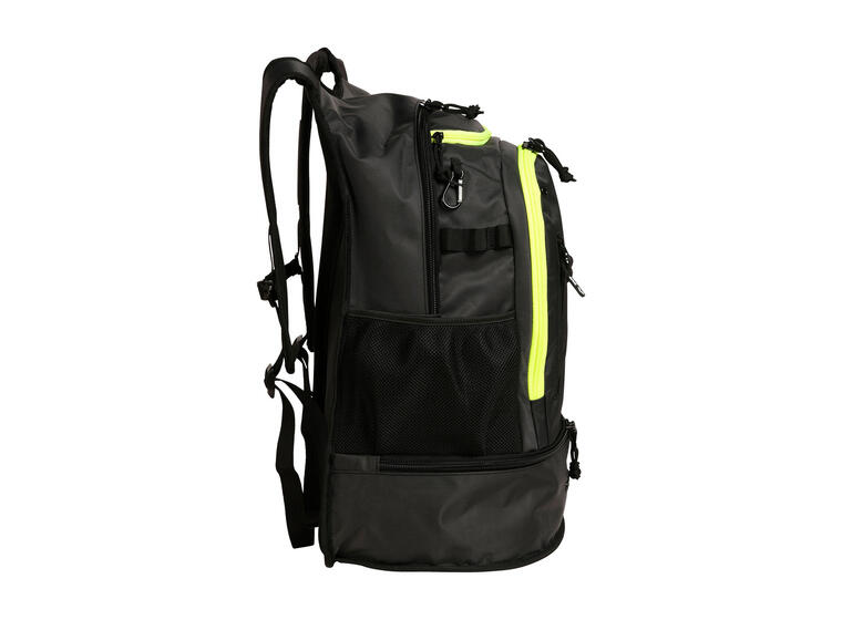 Arena Fastpack 3.0 Ryggsäck 40L Svart/Gul | Simsäck för simutrustning 