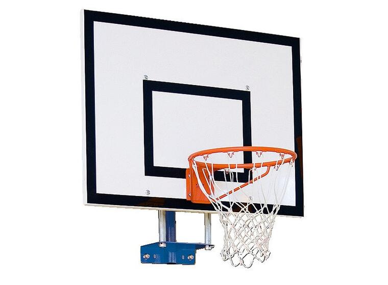 Basketbollställning vägghängd Justerbar höjd 2,60 till 3,05 