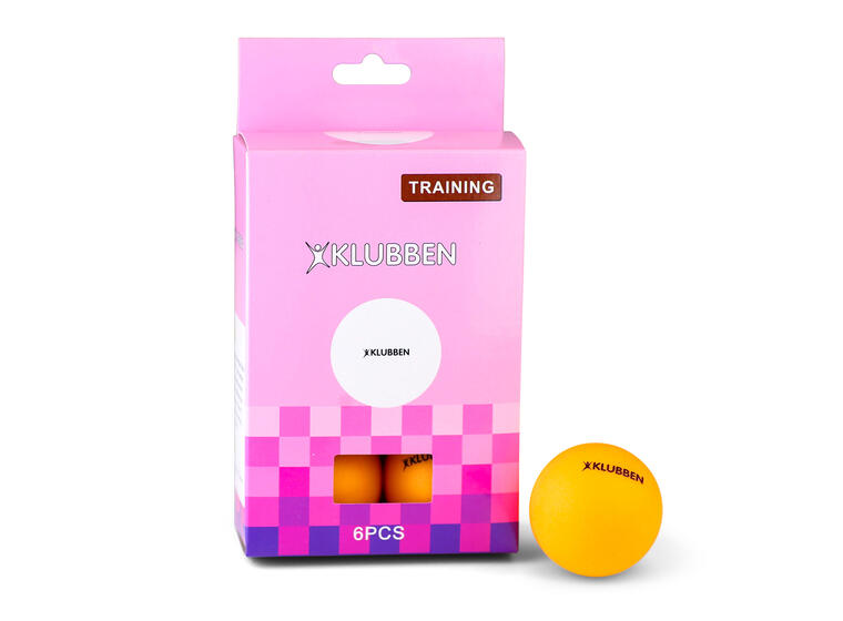 Bordtennisbollar Klubben 6-pack 