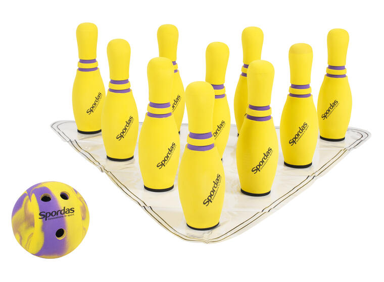 Bowlingset i skum Spordas Bowlingklot och bowlingkäglor i skum 