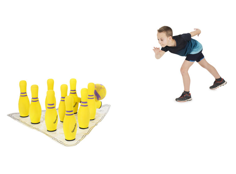 Bowlingset i skum Spordas Bowlingklot och bowlingkäglor i skum 