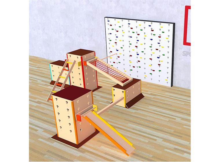 Cube Sports Kids Set 2 | Parkour Klätterbana Stor | Förskola