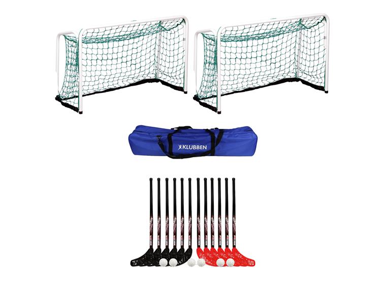 Innebandyset Winner 85 cm med mål 12 klubbor | 6 bollar | 2 mål | 1 bag