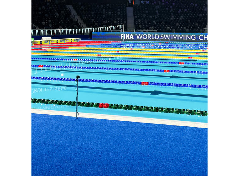 Malmsten Gold PRO Racing Lane 25 m World Aquatics Simlina grön/röd 25 m 